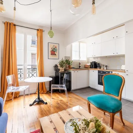 Апартаменты Vibrant Parisian-style 1bd Apartmentla Париж